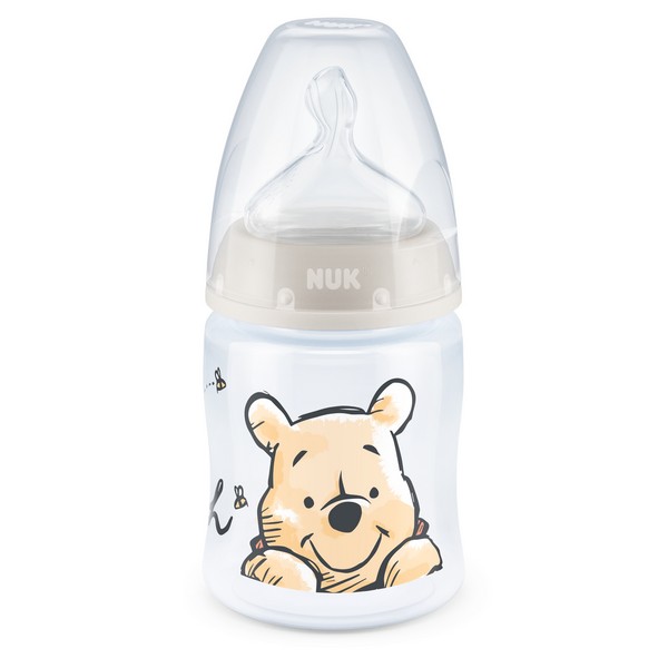 Продукт NUK Disney First Choice+ РР Temperature control - Шише със силиконов биберон 0-6м. 150мл. + box - 0 - BG Hlapeta